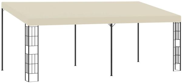 vidaXL Wand-Pavillon 3x6 m Creme Stoff 47989