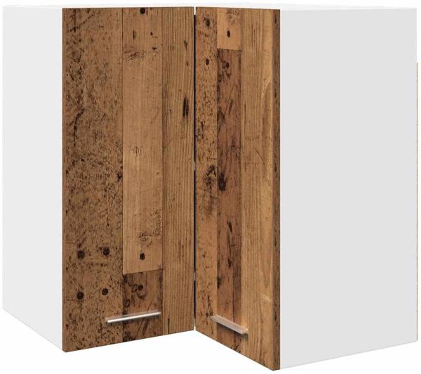 vidaXL Eck-Hängeschrank Lyon Altholz-Optik 57x57x60 cm Holzwerkstoff 856122