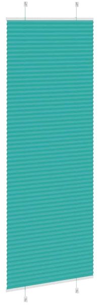 vidaXL Plissee Petrolgrün 80x200 cm Stoffbreite 79,4 cm Polyester 4015411 Bild 4