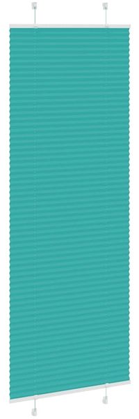 vidaXL Plissee Petrolgrün 80x200 cm Stoffbreite 79,4 cm Polyester 4015411 Bild 3
