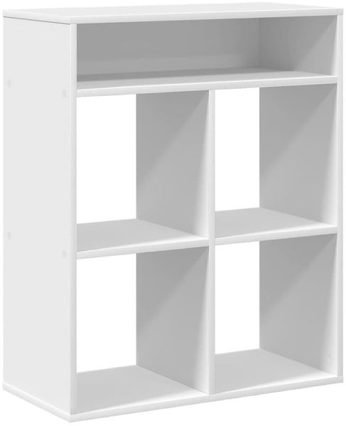 vidaXL Bücherregal Weiß 66x31x80 cm Holzwerkstoff 860292 Bild 2