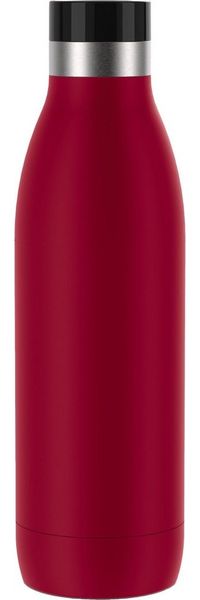 Emsa Isolierflasche Trinkflasche Bludrop, Edelstahl, Quick-Press Deckel, 360° Trinkgenuss, 12h warm/24h kühl