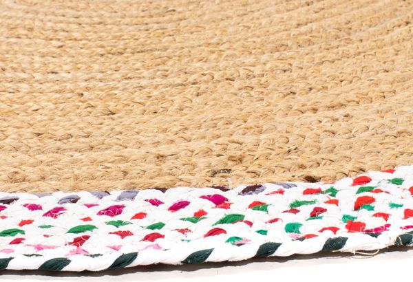 Juteteppich - Dreors 200 x 140 cm - natur - oval Bild 4