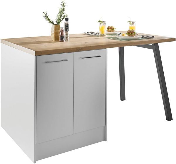 BASIC by Balculina Kücheninsel Turin, Breite 150cm