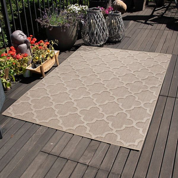 Carpettex Outdoorteppich Skandinavisches Design, Läufer, Höhe: 8 mm, In& Outdoor Teppich Skandinavisch Design für Küchen Balkon Terrasse