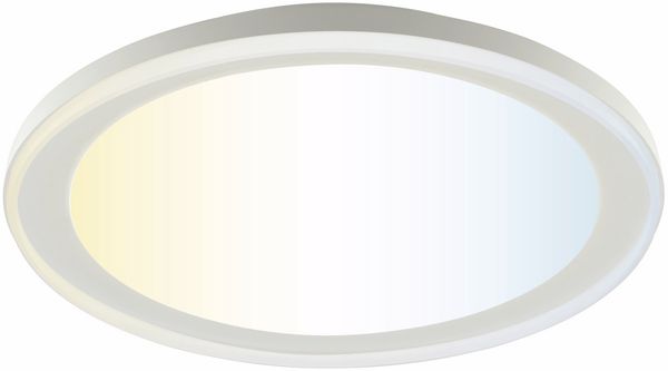 Brilliant LED Deckenleuchte Pederson Ø 45 x 9,5 cm warmweiß-kaltweiß weiß