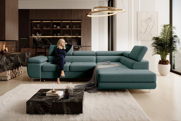 NEXT COLLECTION Ecksofa Wild, Verstellbare Kopfstützen