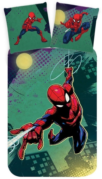 Spiderman Kinderbettwäsche Marvel Spider-Man Kinderbettwäsche Superheld Spinne 100 x 135 cm, Renforcé, 2 teilig