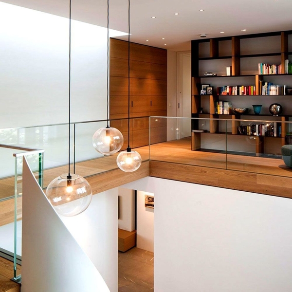 s.luce Orb Galerieleuchte 3- oder 5-flammig Modular Baldachin Schwarz, Rauch Bild 14