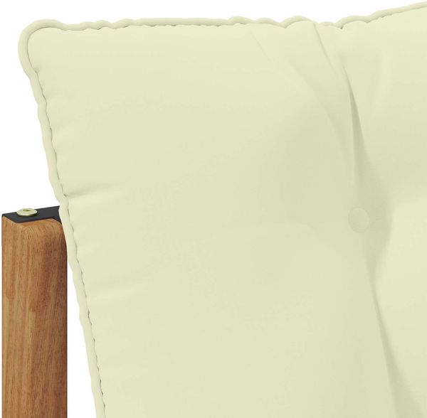 vidaXL Outdoor-Schnittsofa-Einheiten 3 Stück Natur und Creme 900625 Bild 9