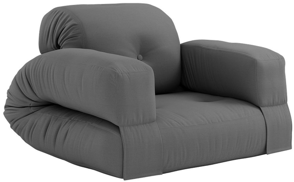 Karup Design HIPPO OUT™ Sessel Dunkelgrau Outdoor schmutz- und wasserabweisend