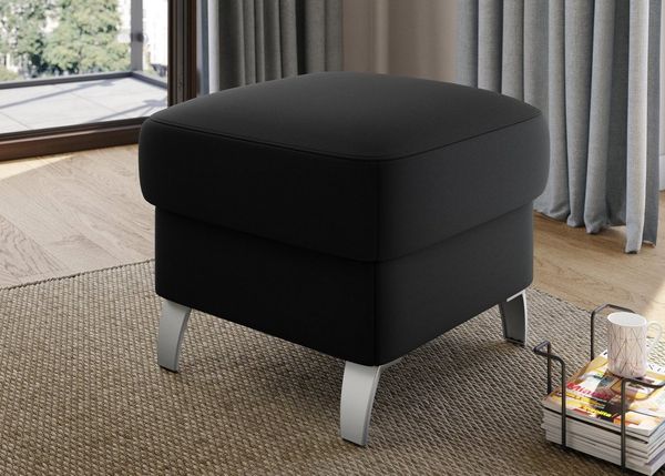sit&more Hocker Palmera, B: 58 cm, mit Stauraum, Federkern