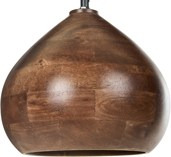 Hängeleuchte SANYATI Mangoholz Dunkelbraun