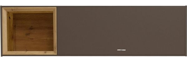SKS-Online Hängeschrank Inca II 35 x 130 x 32 Asteiche & Lava Matt Lack - Wohnzimmer Wandschrank Wohnzimmerschrank, Multifunktionsschrank, Hängender Schrank