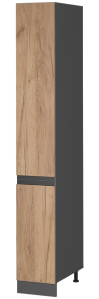 Vicco Apothekerschrank Goldkraft Eiche 30 cm J-Shape, R-Line