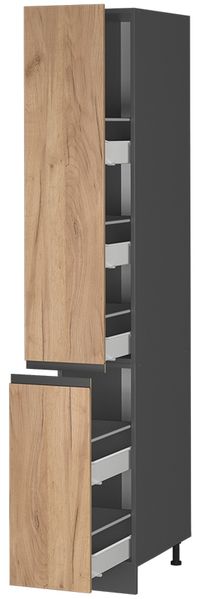 Apothekerschrank R-Line Goldkraft Eiche 30 cm J-Shape Vicco Bild 4