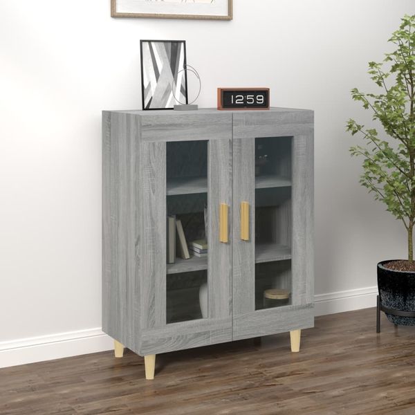 Sideboard Grau Sonoma 69,5 x 34 x 90 cm Holzwerkstoff [817334]