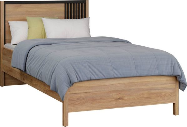 FORTE Bettgestell Jytana, B/H/T 97,9/89,7/206,9 cm Liegefläche 90x200 cm