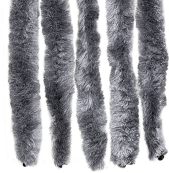 vidaXL Insektenschutz-Vorhang Silbern 118x220 cm Chenille 315140 Bild 5