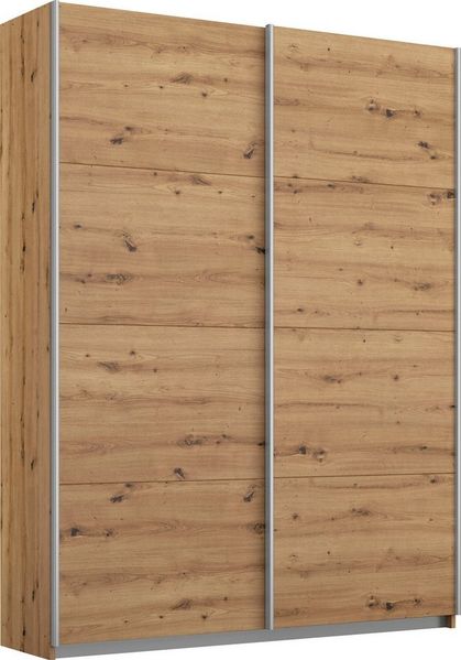 OTTO home Schwebetürenschrank Kleiderschrank Schrank Garderobe Schlafzimmerschrank THANOS (3 verschiedene Ausstattungen BASIC/CLASSIC/PREMIUM (inkl. SOFT-CLOSE) Optional mit Spiegel, Metall-Griffleisten alufarben MADE IN GERMANY
