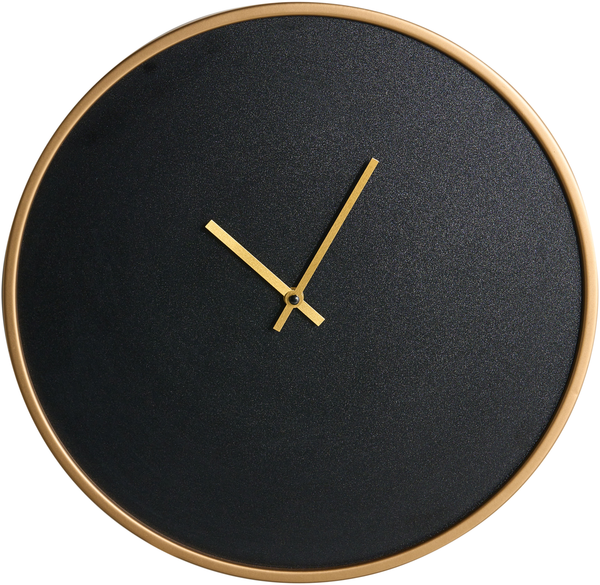 Wanduhr LUCENS 40 cm Schwarz