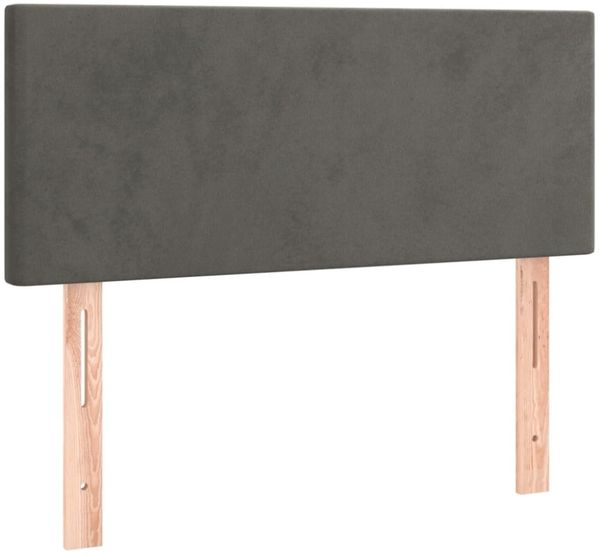 vidaXL Boxspringbett mit Matratze, Samt dunkelgrün, 120x190 cm Bild 7