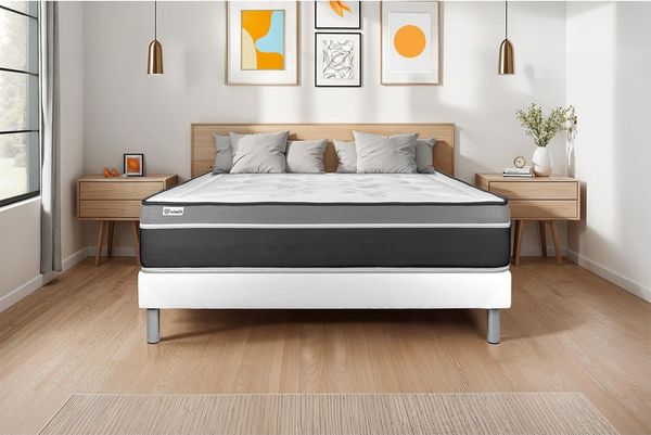 Matratzenset VITAL CARE 140x190 cm Bettrahmen Kit weiß
