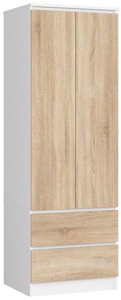 Raumhirsch Furniture Kleiderschrank Eleganter Kleiderschrank - Robuster Schlafzimmerschrank - Stauraum (viele Farbvarianten - Maße: 60 x 180 x 51 cm) - Hochwertig & stabil