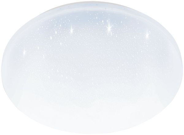 Eglo LED Deckenleuchte Pogliola-E weiß Ø 31 cm mit Kristalleffekt