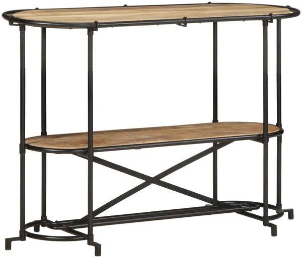 Konsolentisch, Beistelltisch, Konsole 110x42x76 cm Raues Mangoholz Bild 3