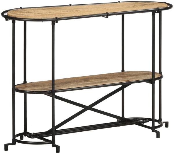 Konsolentisch, Beistelltisch, Konsole 110x42x76 cm Raues Mangoholz Bild 2