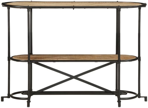 Konsolentisch, Beistelltisch, Konsole 110x42x76 cm Raues Mangoholz Bild 4