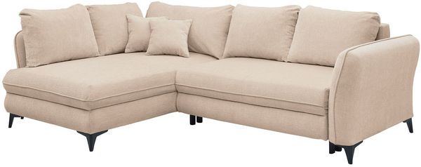 Wohnlandschaft Hereford / Heyland, Stoff, Beige, 276 x 79 x 193 cm