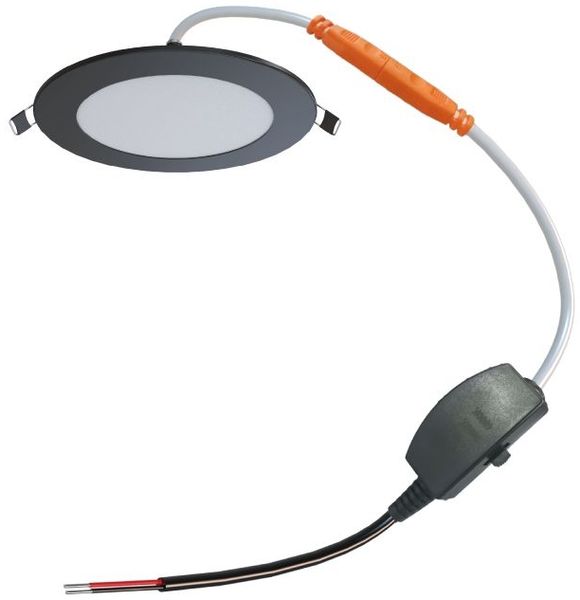 Synergy 21 LED Ultra Slim LED Panel Light V6 6W SWW/WW/NW (3CCT) Schwarz 24V