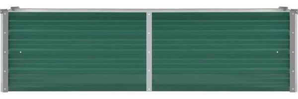 vidaXL Garten-Hochbeet Verzinkter Stahl 160x40x45 cm Grün 44851 Bild 3