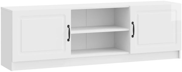 vidaXL TV-Schränk Hochglanz Weiß 150 x 31 x 47 cm Holzwerkstoff 895839