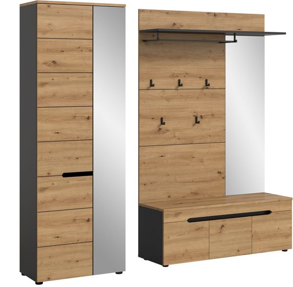 Canu Garderobenkombination in Artisan Nachbildung