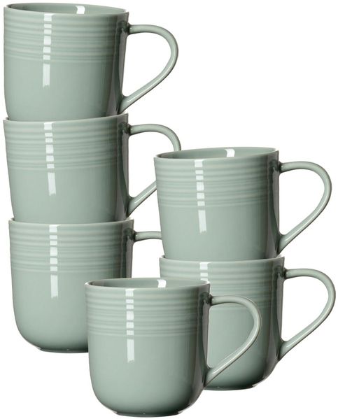 Ritzenhoff & Breker Levi Kaffeebecher 400 ml 6er Set - Grün