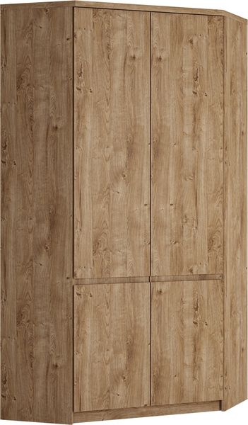Eckkleiderschrank in Eiche Nb. FORTALEZA-129, B/H/T ca. 95/200/95 cm