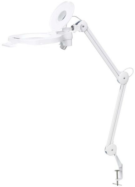 TOOLCRAFT Arbeitsleuchte TOOLCRAFT TO-8194404 UV-LED Klemm-Lupenleuchte Vergrößerungsfaktor=1.7