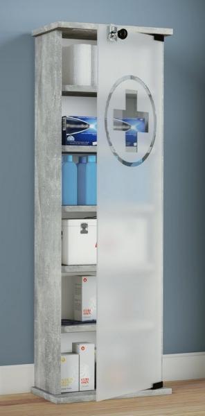 VCM Medizinschrank Medizinschrank Arzneischrank Gusal abschließbar