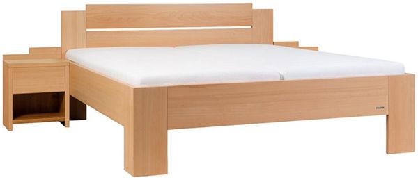 Doppelbett Gardo geölt aus Buche 200 x 200 cm