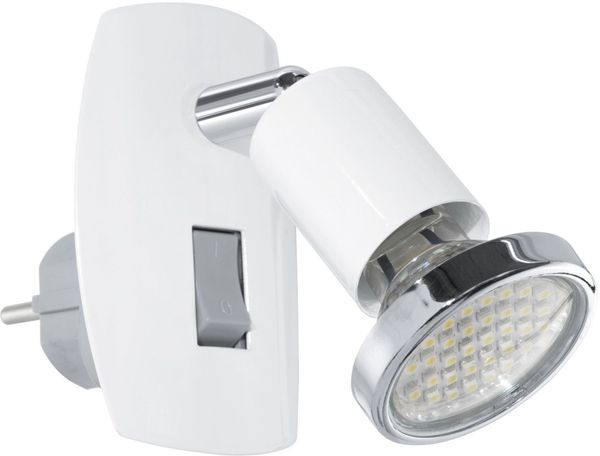 Eglo STECKDOSENSPOT GU10 2,5W WEISS (MINI 4 LED+LM 23L301)