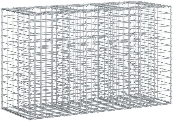 vidaXL Gabionen Hochbeet Silber 42033328 Bild 2