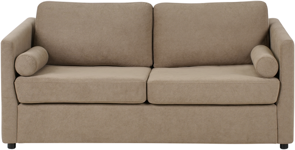 Schlafsofa INKOO Stoff Braun