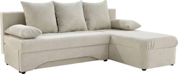 Jockenhöfer Gruppe Ecksofa L-Form, B: 191 cm, mit Bettfunktion & Bettkasten