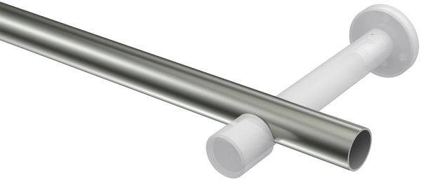 Gardinenstangen-Set Prestige Estana 180 cm, 1-läufig (ohne Ringe), 20 mm Ø Edelstahl-Optik Bild 3