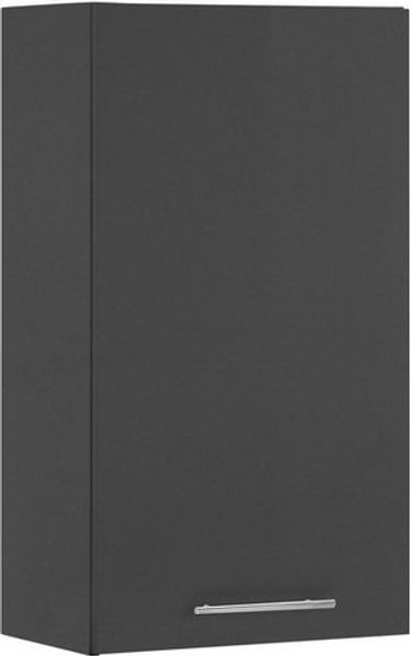BEGA BBK Hängeschrank in Anthrazit, Holzwerkstoff - 50x90x31cm (BxHxT)