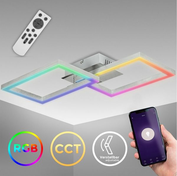 LED Deckenleuchte WiFi Smart Home dimmbar RGB 30W App Voice Control Nachtlicht