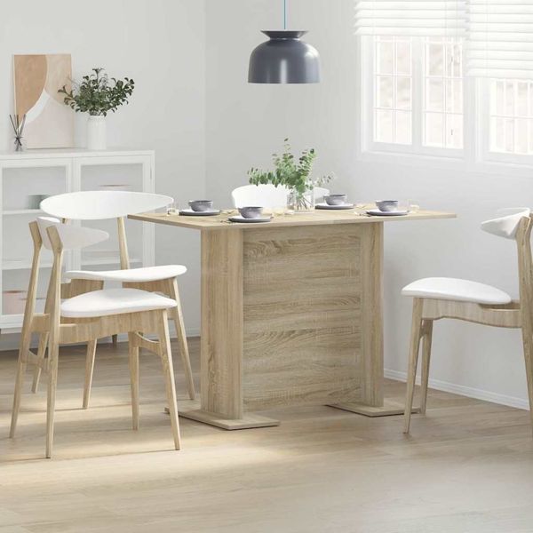 vidaXL Esstisch Sonoma-Eiche 110 x 60 x 75 cm Holzwerkstoff 863162